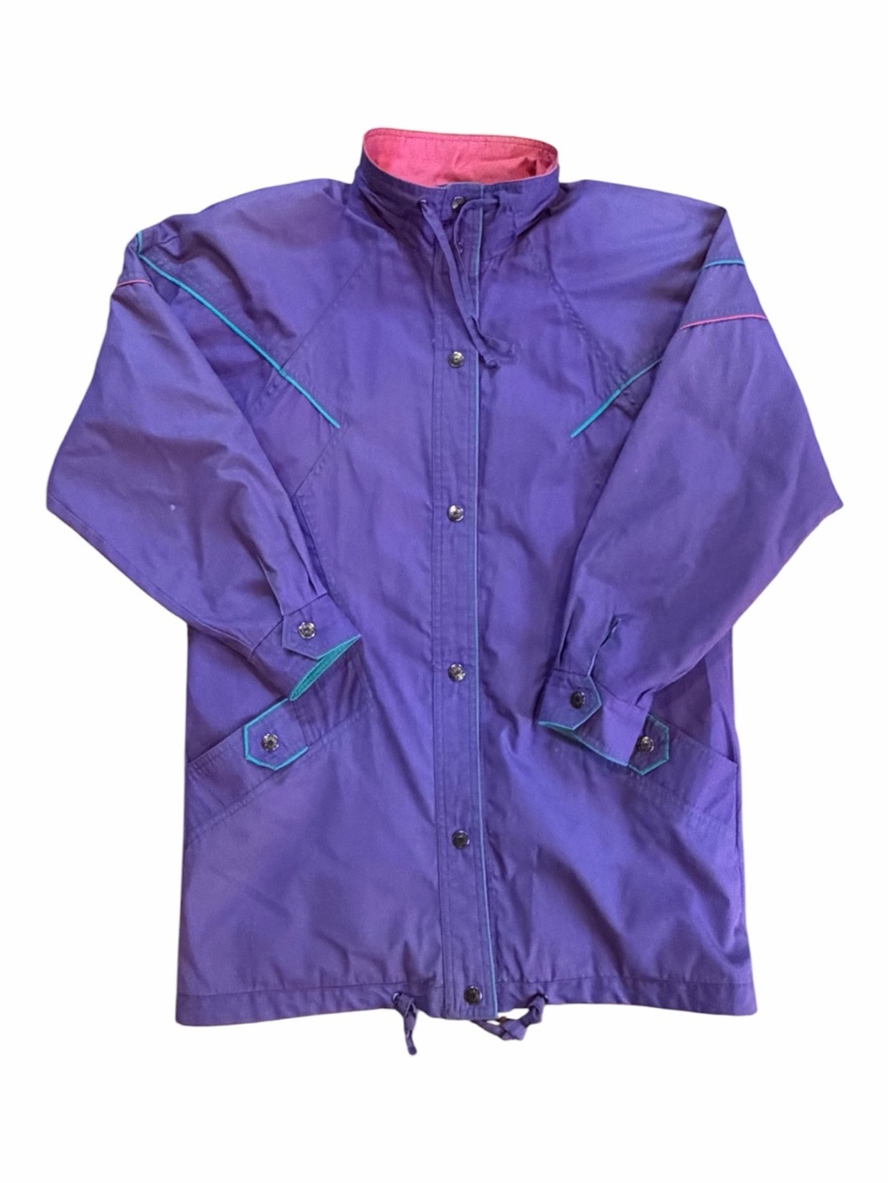 Vintage Purple Jacket with Pink Lining